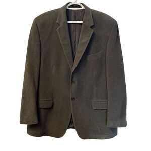 Calvin Klein Men's Gray Blazer Size 46 Two-Button‎ Soft Jacket